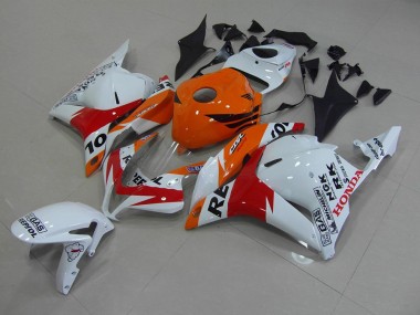 Carenagem Moto Honda CBR 600RR 2009-2012 - Branco Repsol