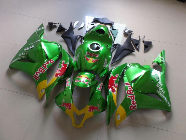 Carenagem Moto Honda CBR 600RR 2009-2012 - Verde Red Bull Carenagem Moto Honda CBR 600RR 2009-2012 - Verde Red Bull