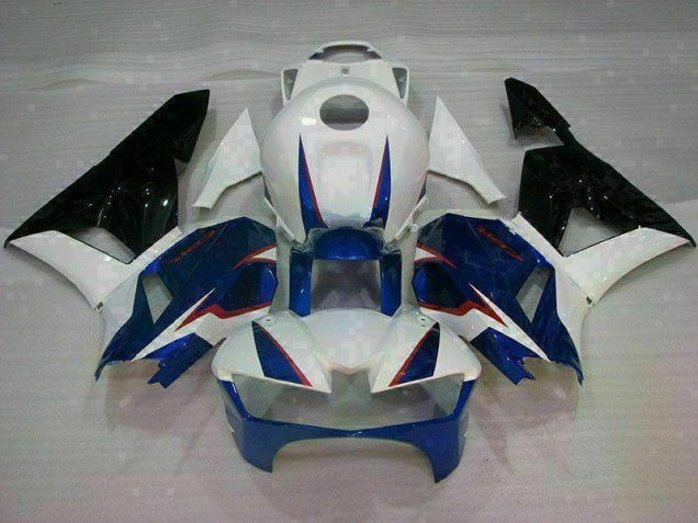 Carenagem Moto Honda CBR 600RR 2013-2021 - Azul Branco Carenagem Moto Honda CBR 600RR 2013-2021 - Azul Branco
