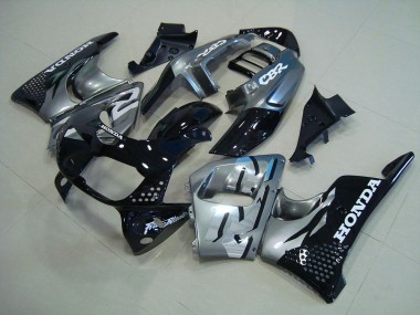 Carenagem Moto Honda CBR 900RR 893 1996-1997 - Preto Prata