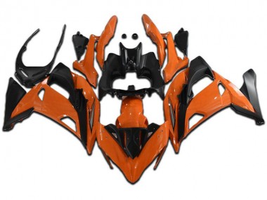 Carenagem Moto Kawasaki EX400 2018-2023 - Laranja Preto
