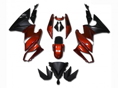 Carenagem Moto Kawasaki EX650 2009-2011 - Vermelho