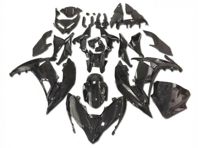 Carenagem Moto Kawasaki EX650 2017-2019 - Preto Brilhante Carenagem Moto Kawasaki EX650 2017-2019 - Preto Brilhante