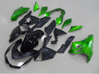 Carenagem Moto Kawasaki Z1000 2007-2009 - Preto Verde