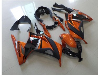 Carenagem Moto Kawasaki ZX 300R 2013-2016 - Preto Laranja