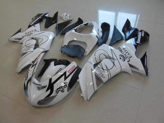 Carenagem Moto Kawasaki ZX10R 2006-2007 - Branco Corona Carenagem Moto Kawasaki ZX10R 2006-2007 - Branco Corona