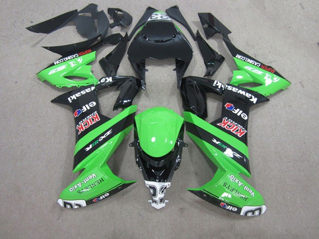 Carenagem Moto Kawasaki ZX10R 2008-2010 - Preto Verde Carenagem Moto Kawasaki ZX10R 2008-2010 - Preto Verde
