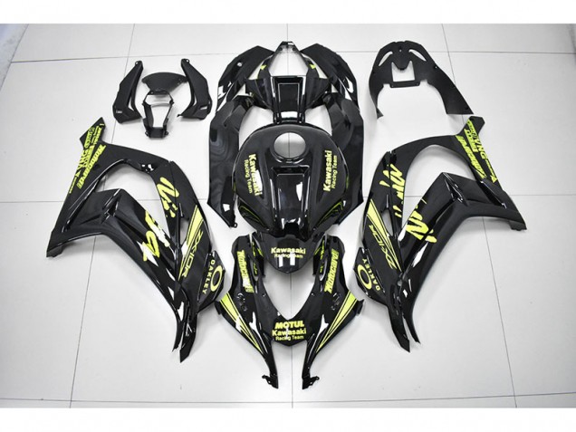 Carenagem Moto Kawasaki ZX10R 2016-2019 - Preto Amarelo Corrida Ninja Carenagem Moto Kawasaki ZX10R 2016-2019 - Preto Amarelo Corrida Ninja