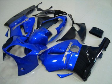 Carenagem Moto Kawasaki ZX12R 2000-2001 - Azul Preto