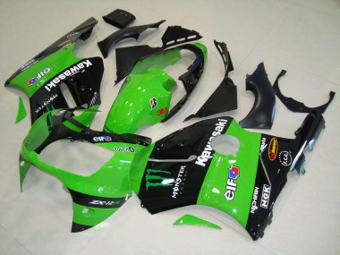 Carenagem Moto Kawasaki ZX12R 2000-2001 - Verde Monster