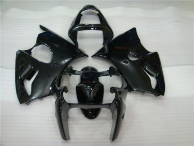 Carenagem Moto Kawasaki ZX6R 2000-2002 - Preto Brilhante