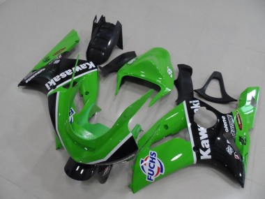 Carenagem Moto Kawasaki ZX6R 2003-2004 - Verde Fuchs