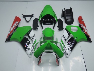 Carenagem Moto Kawasaki ZX6R 2003-2004 - Verde Motocard