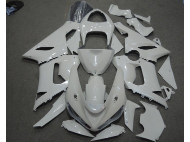 Carenagem Moto Kawasaki ZX6R 2005-2006 - Branco
