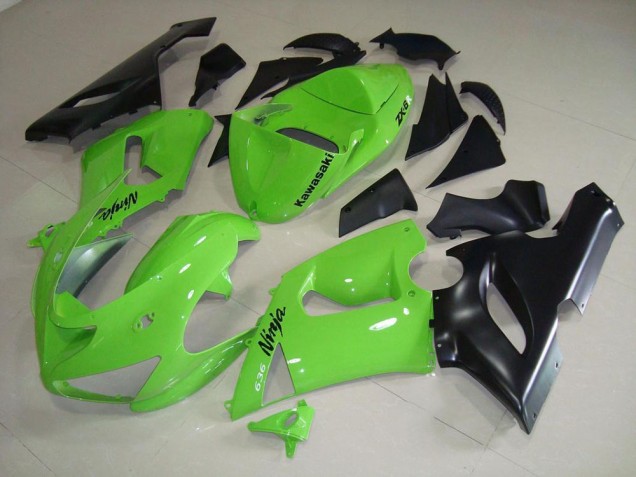 Carenagem Moto Kawasaki ZX6R 2005-2006 - Lime Verde