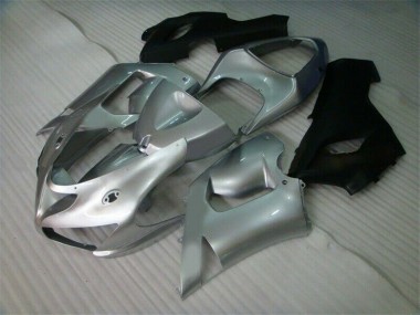 Carenagem Moto Kawasaki ZX6R 2005-2006 - Prata Preto