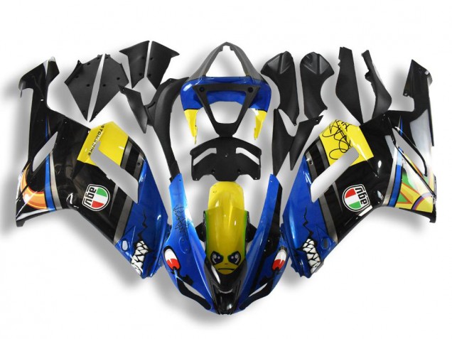 Carenagem Moto Kawasaki ZX6R 2007-2008 - Azul Tubarão Carenagem Moto Kawasaki ZX6R 2007-2008 - Azul Tubarão