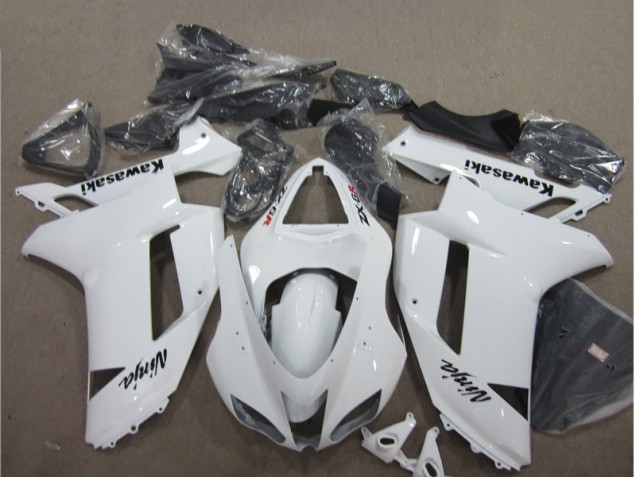 Carenagem Moto Kawasaki ZX6R 2007-2008 - Branco