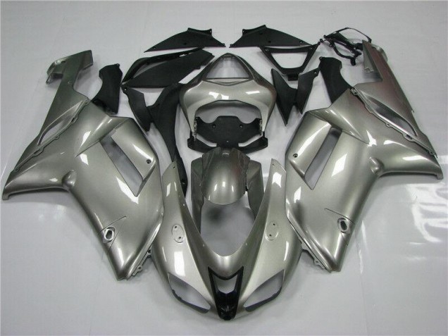 Carenagem Moto Kawasaki ZX6R 2007-2008 - Cinzento Carenagem Moto Kawasaki ZX6R 2007-2008 - Cinzento