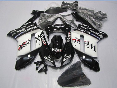 Carenagem Moto Kawasaki ZX6R 2007-2008 - Preto West Mobil