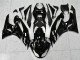 Carenagem Moto Kawasaki ZX6R 2009-2012 - Preto Branco Ninja