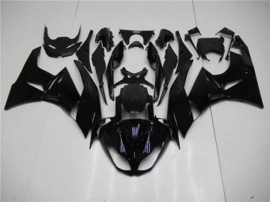 Carenagem Moto Kawasaki ZX6R 2009-2012 - Preto Brilhante