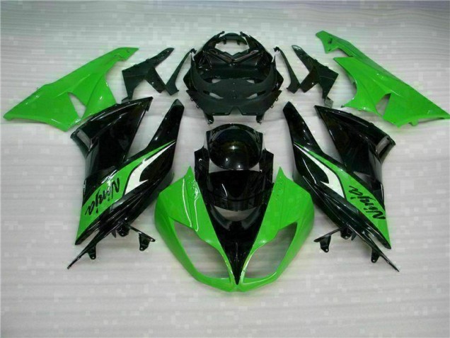 Carenagem Moto Kawasaki ZX6R 2009-2012 - Preto Verde Carenagem Moto Kawasaki ZX6R 2009-2012 - Preto Verde