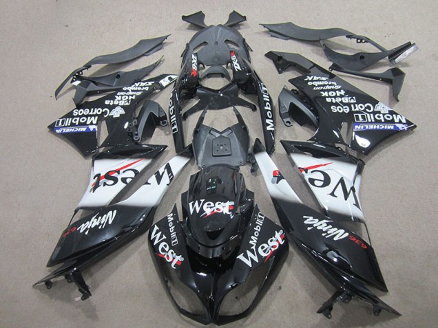 Carenagem Moto Kawasaki ZX6R 2009-2012 - Preto West