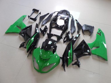 Carenagem Moto Kawasaki ZX6R 2009-2012 - Verde & Preto