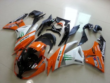 Carenagem Moto Kawasaki ZX6R 2019-2023 - Laranja Monster