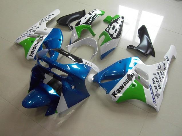 Carenagem Moto Kawasaki ZX9R 1994-1997 - Azul Branco Carenagem Moto Kawasaki ZX9R 1994-1997 - Azul Branco