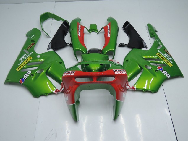 Carenagem Moto Kawasaki ZX9R 1994-1997 - Verde Vermelho