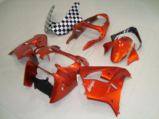 Carenagem Moto Kawasaki ZX9R 2000-2001 - Laranja