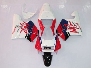 Carenagem Moto Kawasaki ZX9R 2000-2001 - Vermelho Branco