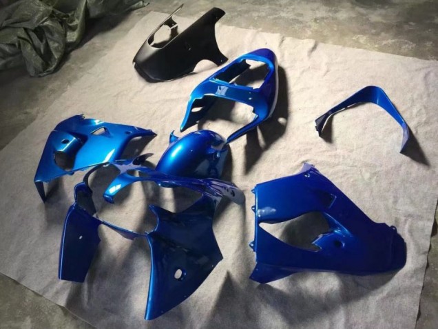 Carenagem Moto Kawasaki ZX9R 2002-2003 - Azul Preto Fosco