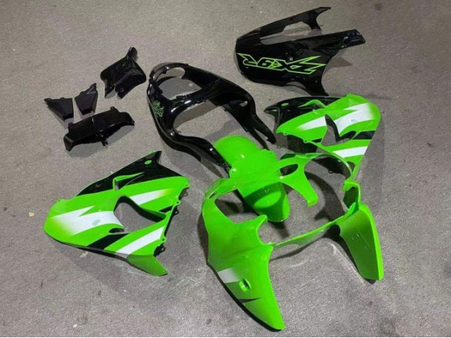 Carenagem Moto Kawasaki ZX9R 2002-2003 - Verde Preto Brilhante Carenagem Moto Kawasaki ZX9R 2002-2003 - Verde Preto Brilhante