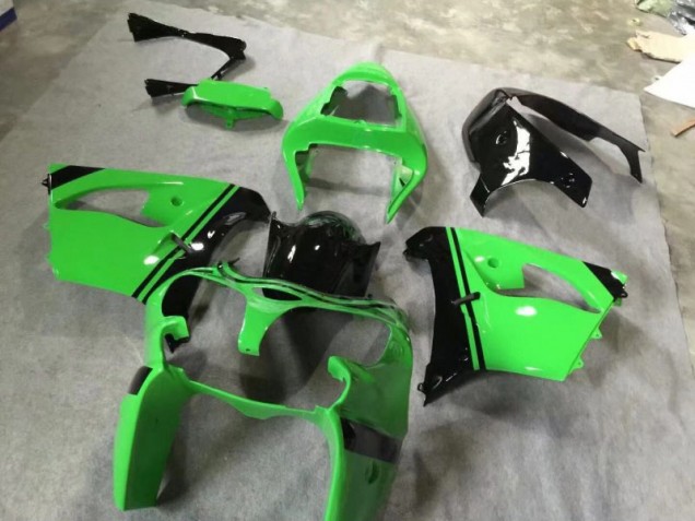 Carenagem Moto Kawasaki ZX9R 2002-2003 - Verde Preto Brilhante Carenagem Moto Kawasaki ZX9R 2002-2003 - Verde Preto Brilhante