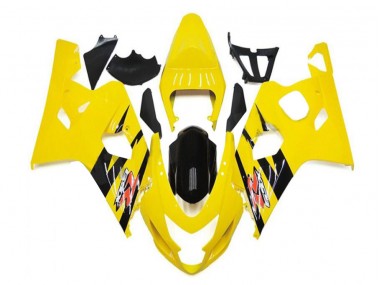 Carenagem Moto & Plástico Moto Suzuki GSXR 600 / 750 K4 2004-2005 - Amarelo Preto