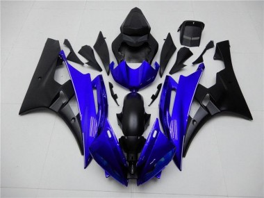Carenagem Moto & Plástico Moto Yamaha R6 2006-2007 - Azul Preto