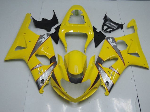 Carenagem Moto Suzuki GSXR 1000 K1 2000-2002 - Amarelo & Cinzento Carenagem Moto Suzuki GSXR 1000 K1 2000-2002 - Amarelo & Cinzento