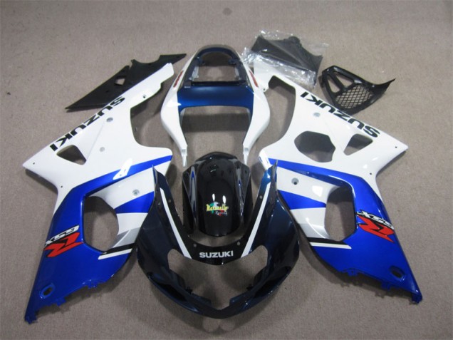 Carenagem Moto Suzuki GSXR 1000 K1 2000-2002 - Branco Azul Carenagem Moto Suzuki GSXR 1000 K1 2000-2002 - Branco Azul