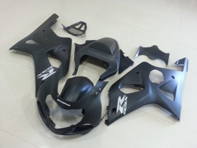 Carenagem Moto Suzuki GSXR 1000 K1 2000-2002 - Preto Fosco & Prata GSXR Carenagem Moto Suzuki GSXR 1000 K1 2000-2002 - Preto Fosco & Prata GSXR