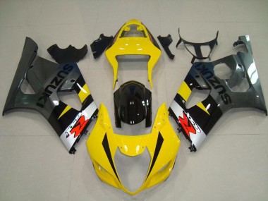 Carenagem Moto Suzuki GSXR 1000 K3 2003-2004 - Amarelo Cinzento