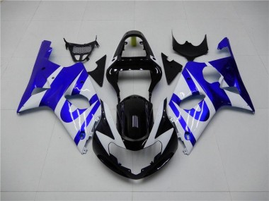 Carenagem Moto Suzuki GSXR 1000 K3 2003-2004 - Azul Branco