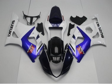 Carenagem Moto Suzuki GSXR 1000 K3 2003-2004 - Azul Escuro Frente & Azul