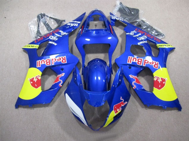Carenagem Moto Suzuki GSXR 1000 K3 2003-2004 - Azul Red Bull