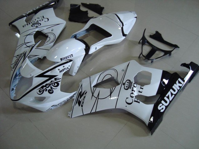 Carenagem Moto Suzuki GSXR 1000 K3 2003-2004 - Branco Corona Carenagem Moto Suzuki GSXR 1000 K3 2003-2004 - Branco Corona
