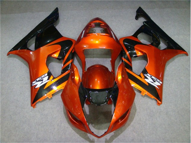 Carenagem Moto Suzuki GSXR 1000 K3 2003-2004 - Laranja Preto Carenagem Moto Suzuki GSXR 1000 K3 2003-2004 - Laranja Preto