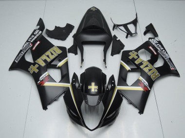 Carenagem Moto Suzuki GSXR 1000 K3 2003-2004 - Preto Fosco Rizla