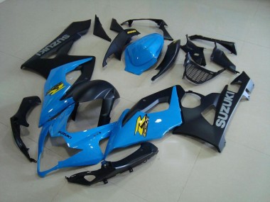 Carenagem Moto Suzuki GSXR 1000 K5 2005-2006 - Azul & Preto Fosco